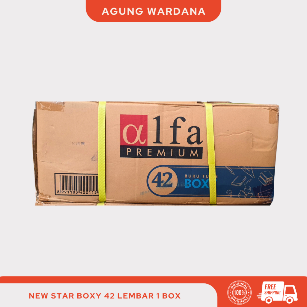 

BUKU TULIS NEW STAR BOXY 42 LEMBAR 1 DUS / BOX ISI 20 PAK (200 PCS)