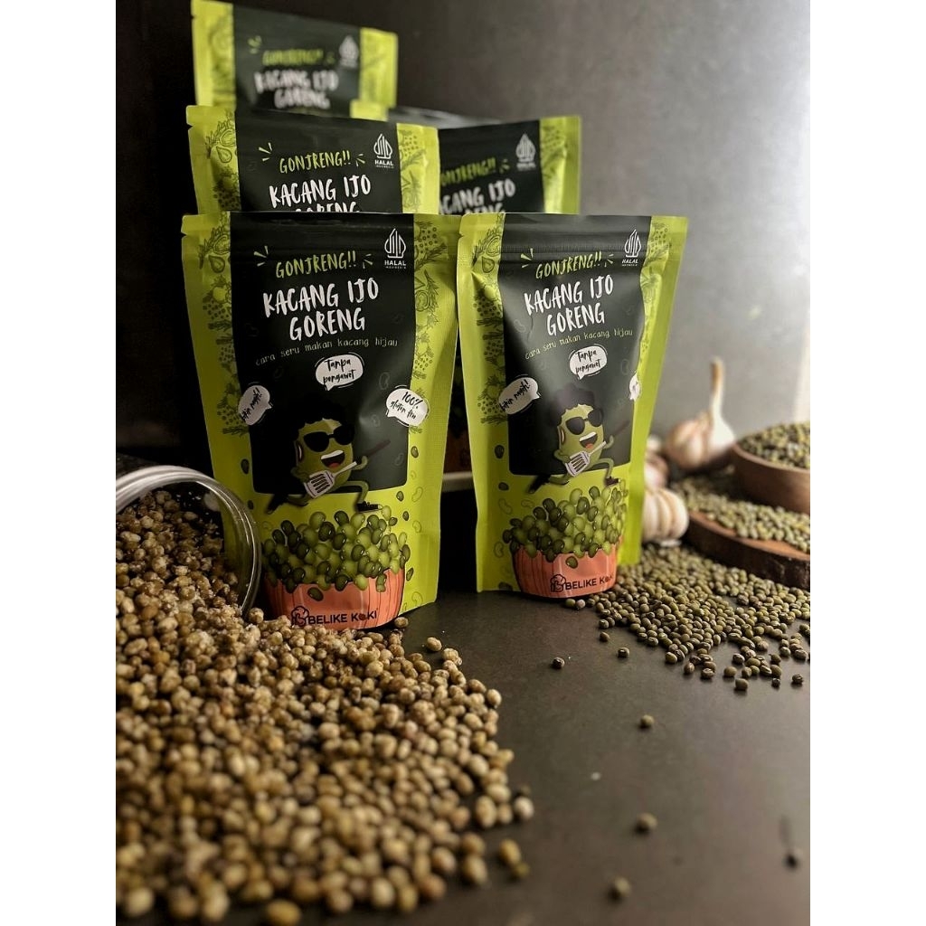 

BUNDLING GONJRENG LEBIH MURAAAH (5Pouch) – Camilan Kacang Ijo Goreng Sehat & Lezat Tanpa Gluten!
