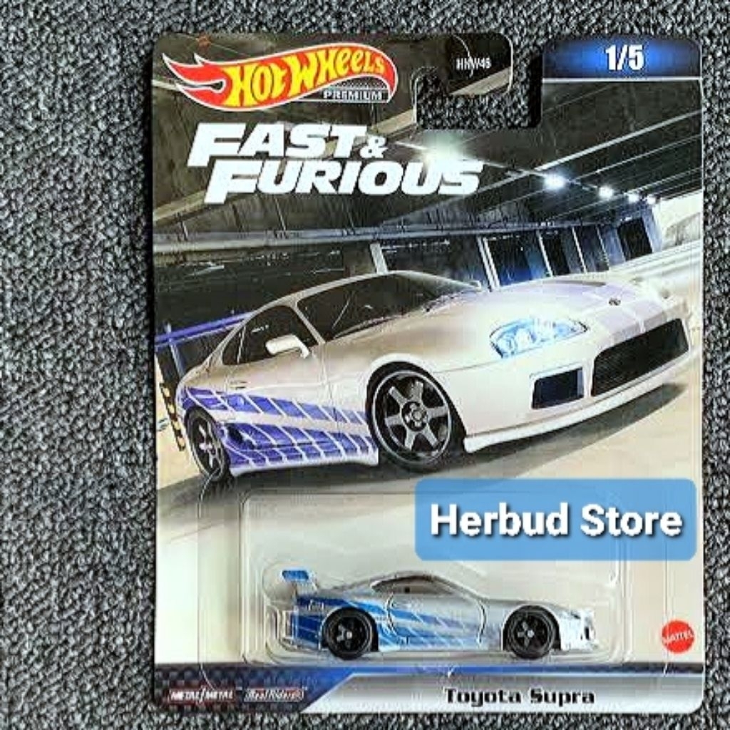 Hot Wheels Hotwheels HW Premium Toyota Supra Fast Furious Ban Karet
