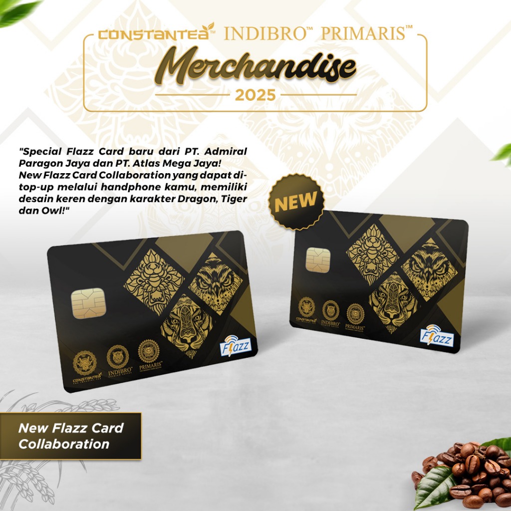 Flazz Card Special Collaboration Edition I Indibro Primaris Constantea