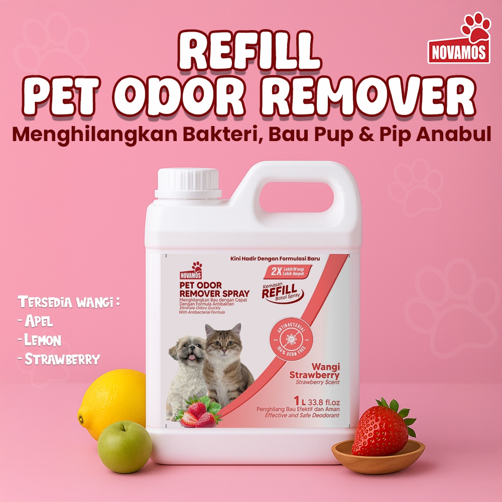 NOVAMOS LEBIH HEMAT Refill Odor Remover 1L