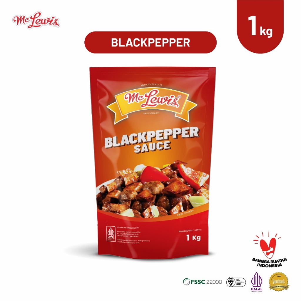 

Mc Lewis Blackpepper Sauce - 1Kg