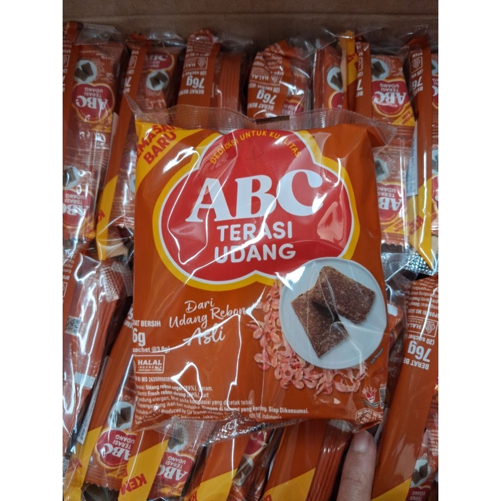 

✅️Murah lebay Terasi Udang ABC 84 gr isi 20 sachet