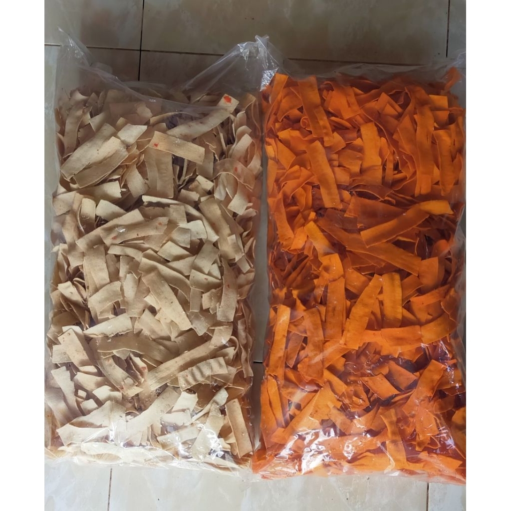 

Krupuk Slondok Pedas Manis 1 Ball 5 kg, Mentah