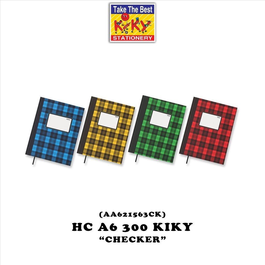 

KIKY Buku Hard Cover A6 Glossy Mini Agenda 300 Lembar