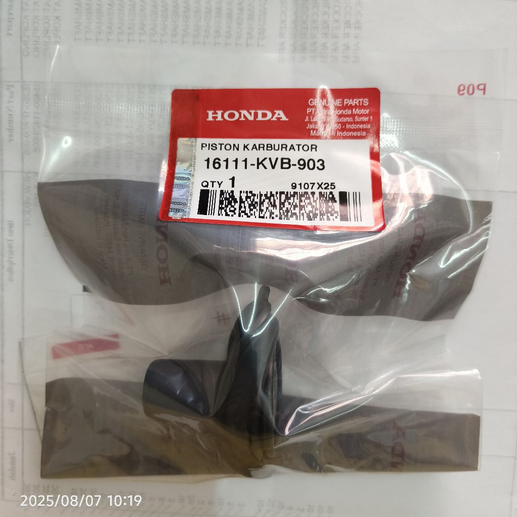 KARET VACUM VARIO KARBU 110 BEAT KARBU SCOOPY KARBU (KVB) ORIGINAL HONDA 100%