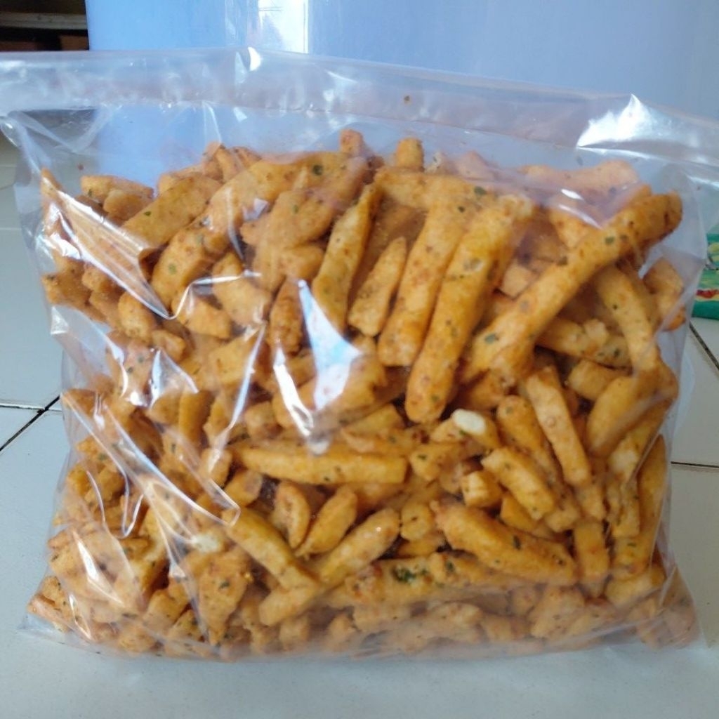 

Basreng Pedas Daun jeruk