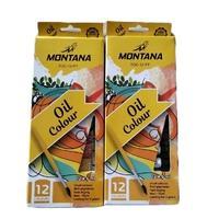 

Cat Minyak 12 warna Montana TOC-12 PT/ Oil Colour 12 Warna/ Cat Lukis Minyak / Cat Kanvas smooth rich colors and pigments TOC-12 PT