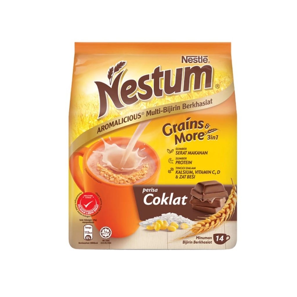 

NESTLE NESTUM 3in1 Cokelat Sereal Malaysia (28g x 14 sachet)
