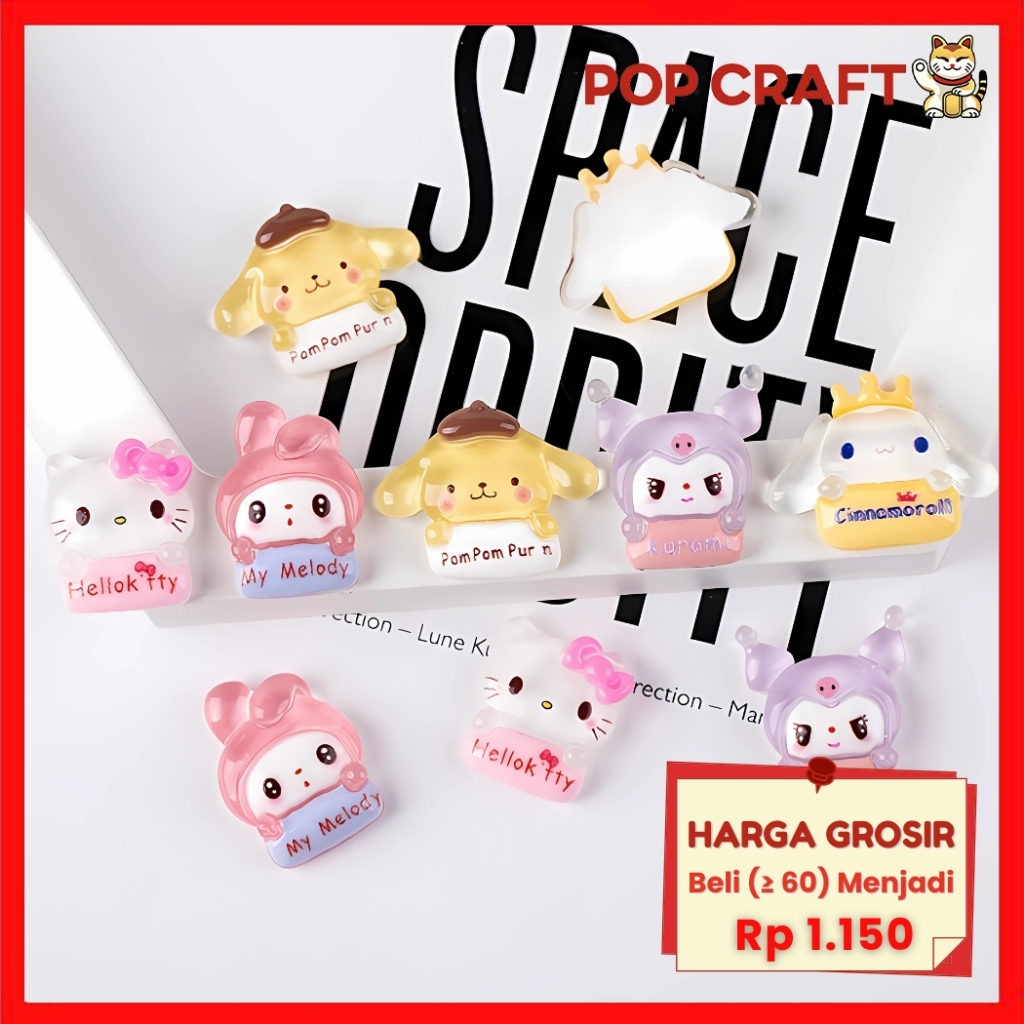 

PC Stiker 3D Clay Resin Cute Cartoon Puppy Stiker Glossy Free Resin Deco Sticker DIY Lucu 3D-009