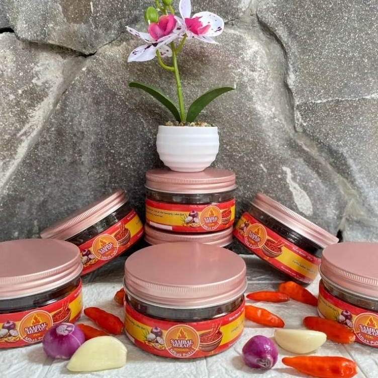 

Sambal Merapi Varian Pete Pedas nagih 200Gram