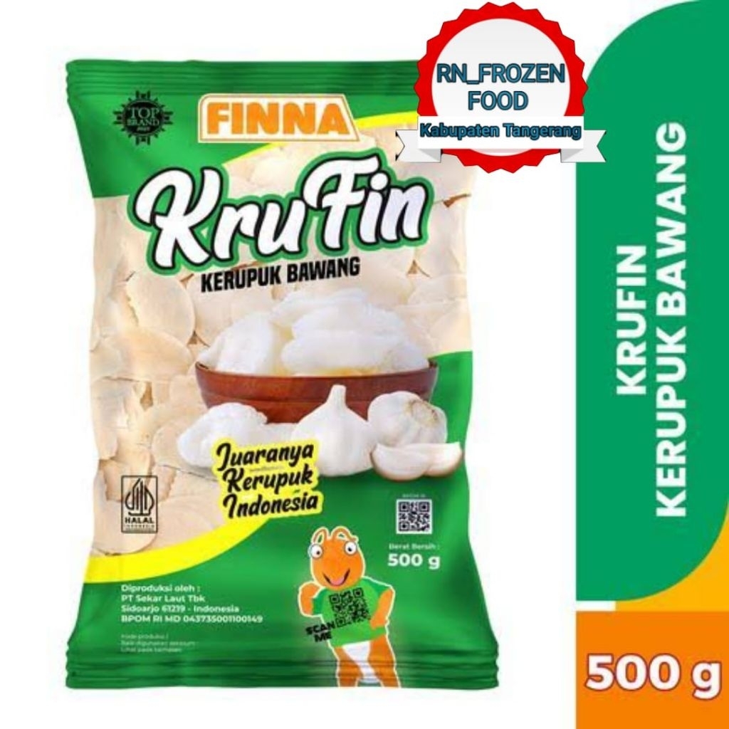 

KRUFIN KERUPUK BAWANG 500 GRAM | 1 KARTON ISI 10 PACK