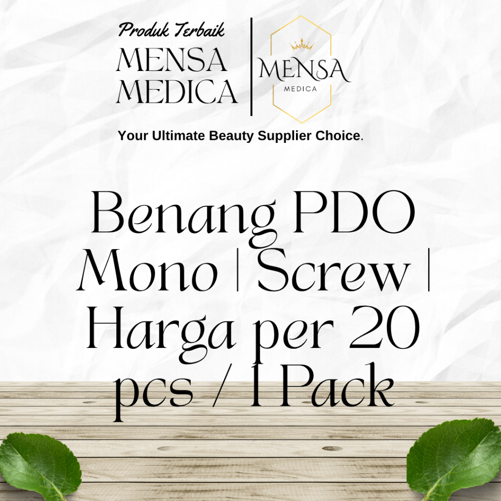 Benang PDO Mono | Screw | Harga per 20 pcs / 1 Pack
