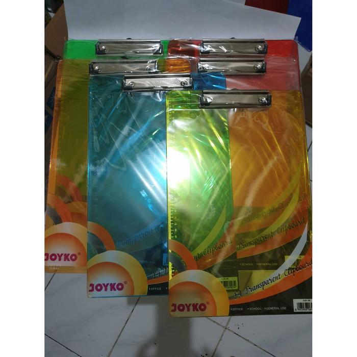 

Clipboard Papan Jalan Alas Ujian F4 Transparan Joyko CLB-63