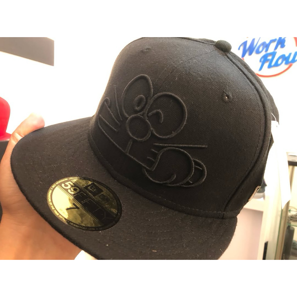 New Era 59fifty Doraemon Black on black