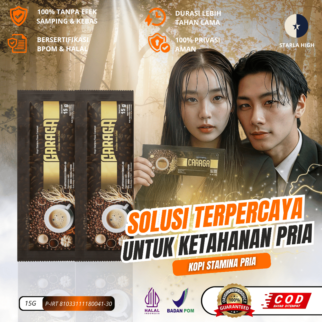 

Garaga Kopi Kuat Stamina Pria Tahan Lama Original Aman Bpom 2 sachet