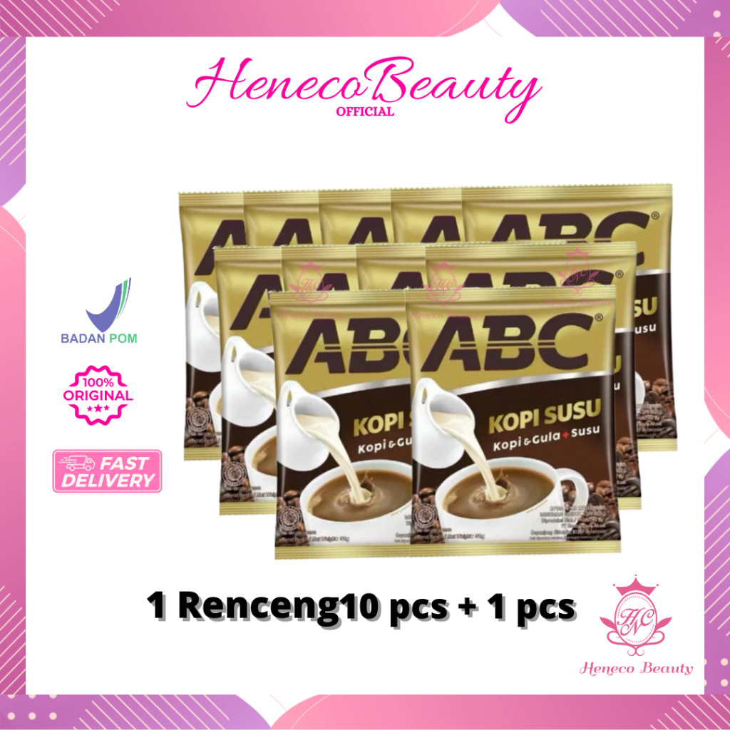 

ABC KOPI SUSU 31gr Renceng Isi 10 +1 Sachet (Jual Per Renceng)-HenecoBeauty