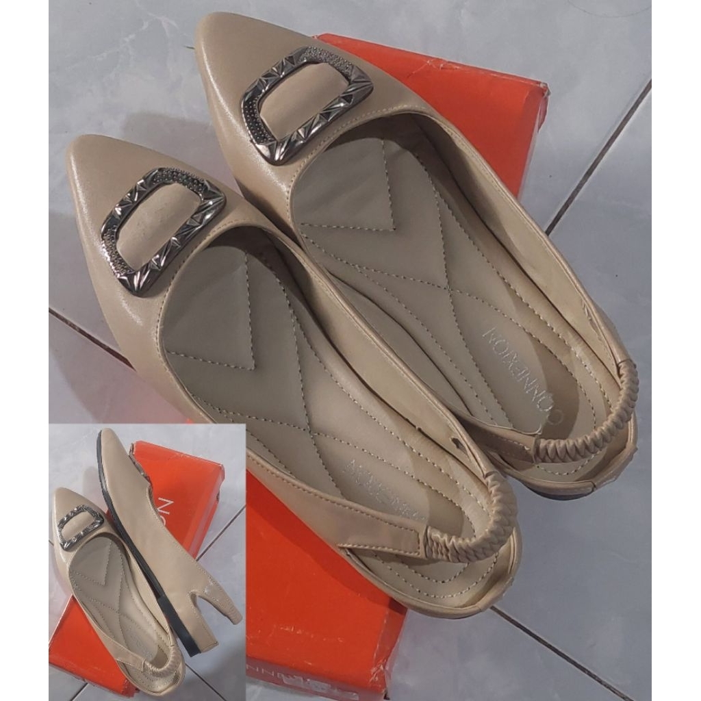 CONNEXION Alexa FlatshoesWanita tali belakang Terbaru Kekinian ShoesFlat Wanita