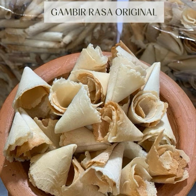 

KRUPUK GAMBIR 200 GR / OPAK GAMBIR CONTONG MINI MANIS RENYAH / KERUPUK CONTONG RENYAH