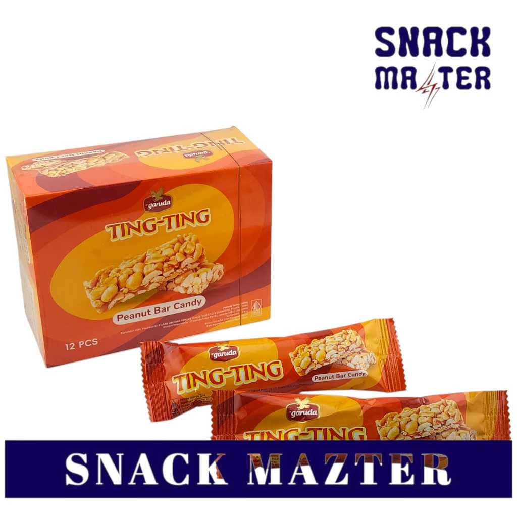 

Garuda Ting - Ting Peanut Bar Candy - Netto 16 gr x 12 pcs