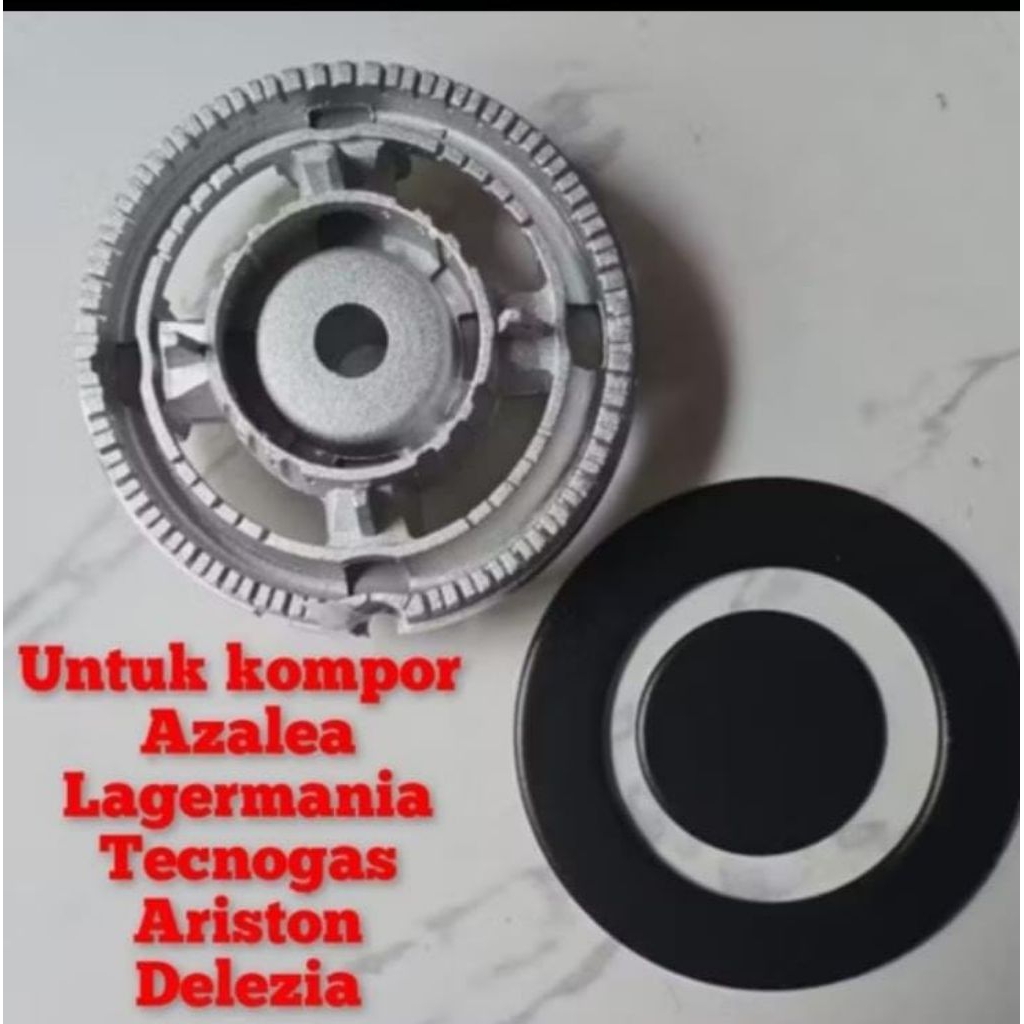 burner untuk kompor tanam Modena, Azalea, Ariston