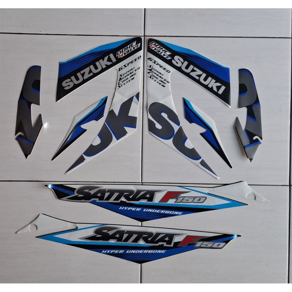 Sticker / Striping / Lis body motor Suzuki Satria FU 2015 ORIGINAL/ASLI