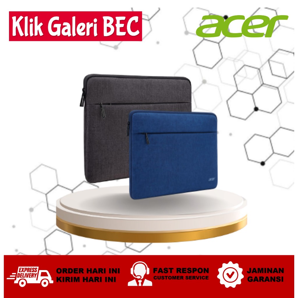 ACER Sleeve Case Original Laptop 14-15 Inch - Pelindung Laptop Acer Resmi