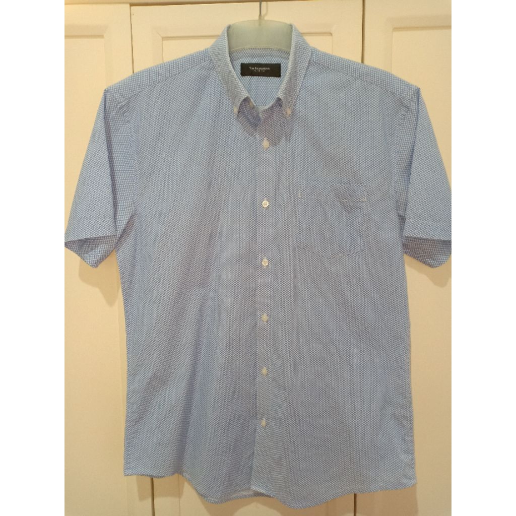 kemeja pria the executive baby blue