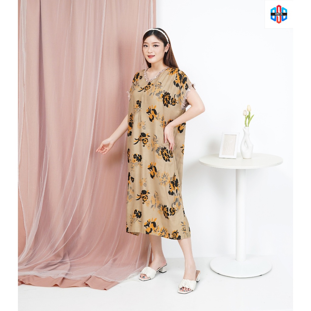 Daster Rayon jumbo busui kekinian ld 110 - 130