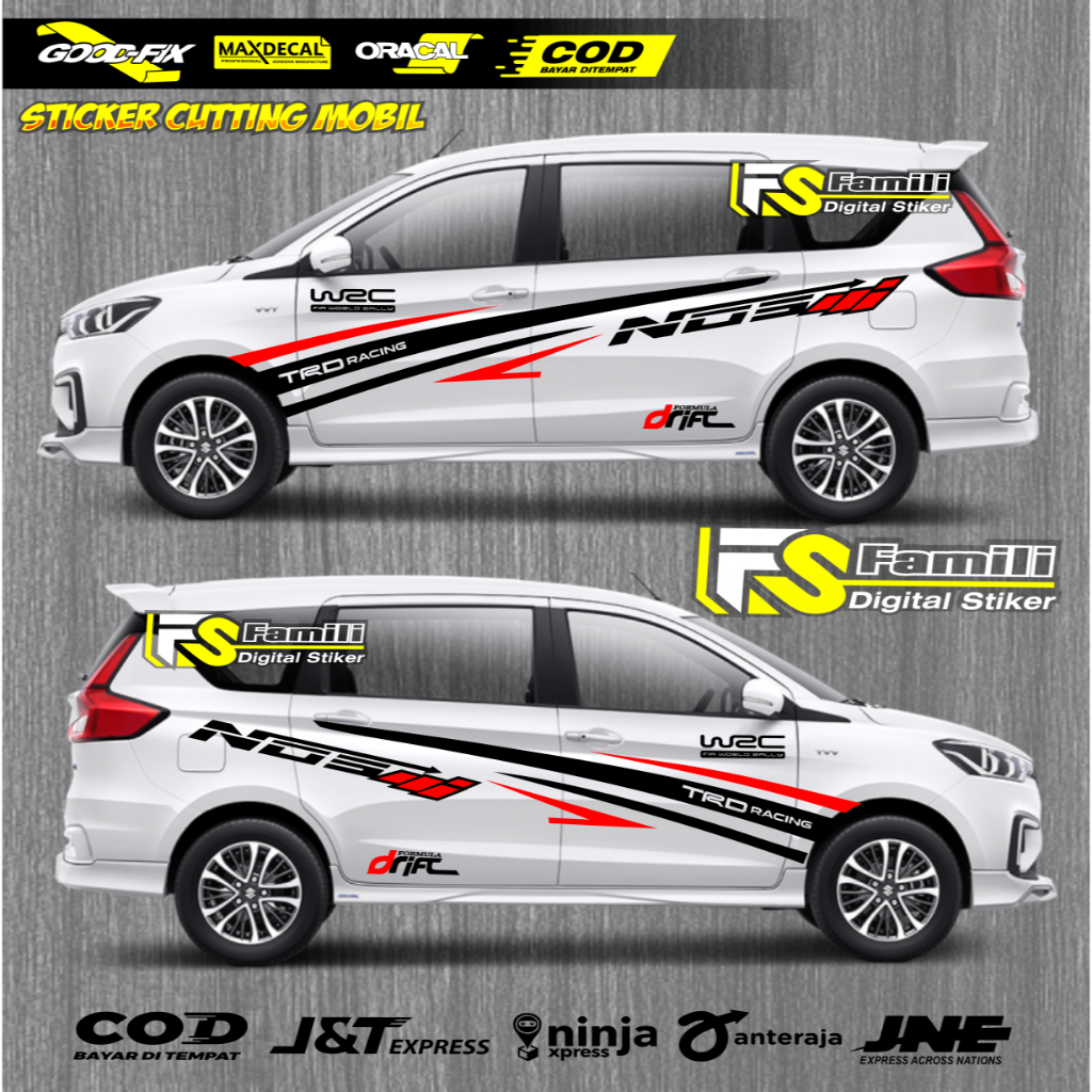 STICKER MOBIL SUZUKI ERTIGA CUTTING STIKER MOBIL SUZUKI ERTIGA SPORT