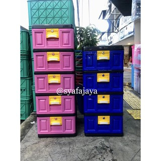 NAPOLLY - Lemari plastik napolly 4-5 susun / Laci napolly 4-5 susun