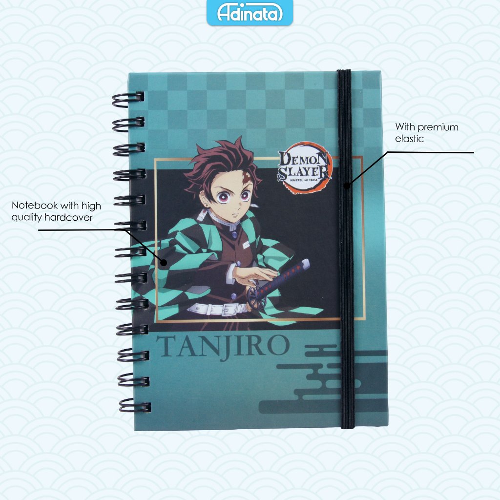

Demon Slayer Tanjiro B6 Notebook 2536-4827 - Adinata / Buku Catatan / Memo