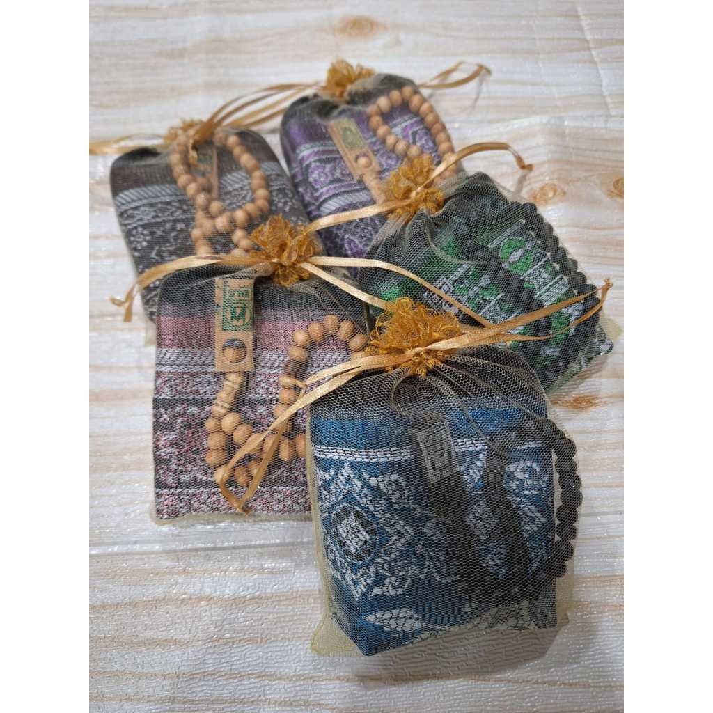 Paket Souvenir Tile Sajadah Alydrus mini / Sajadah Sujud + Tasbih