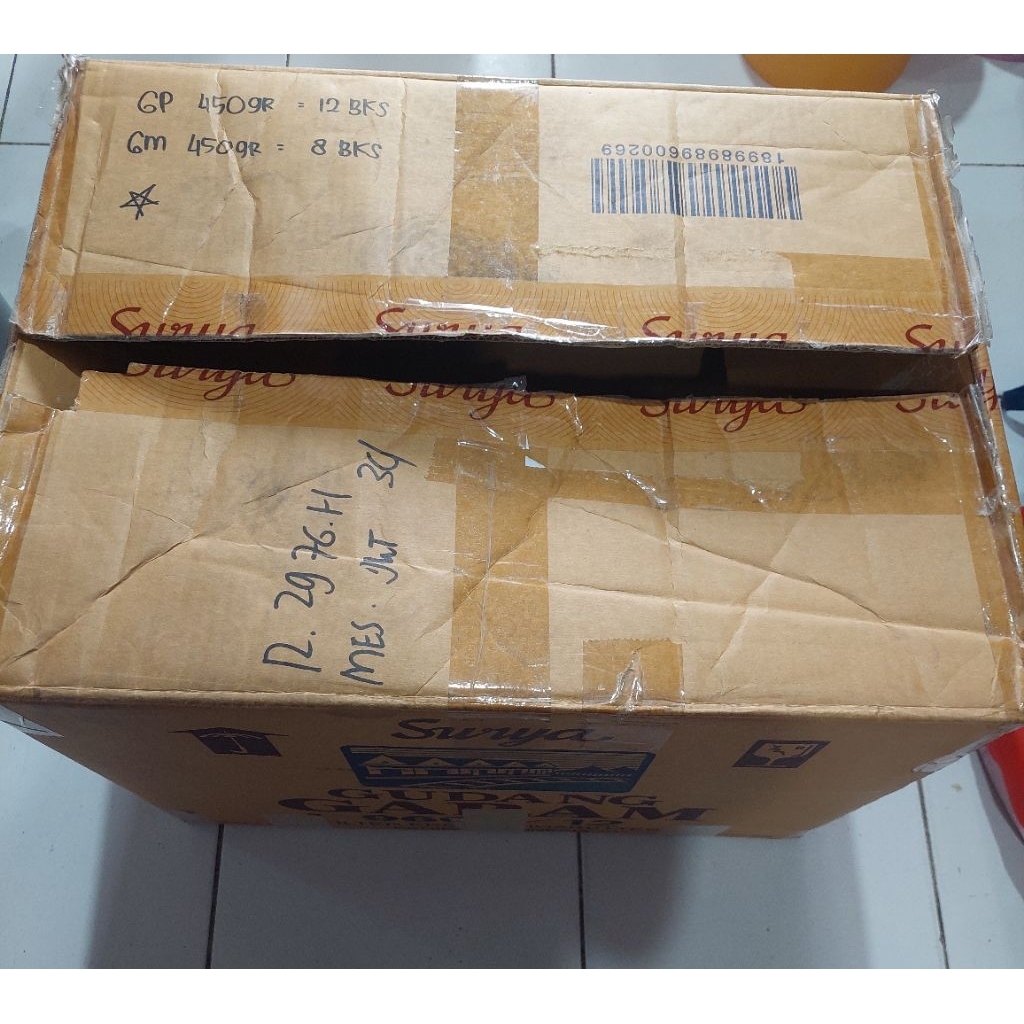 

kardus gudang garam (bekas)