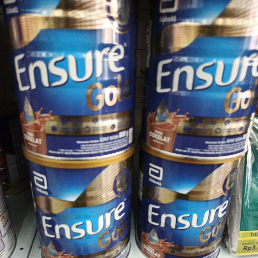 

ensure gold rasa cokelat 800gr