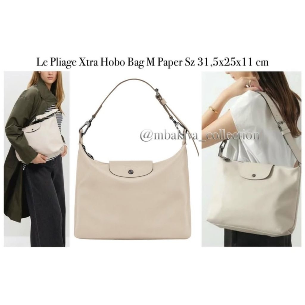 Le Pliage Xtra Hobo Bag M Paper