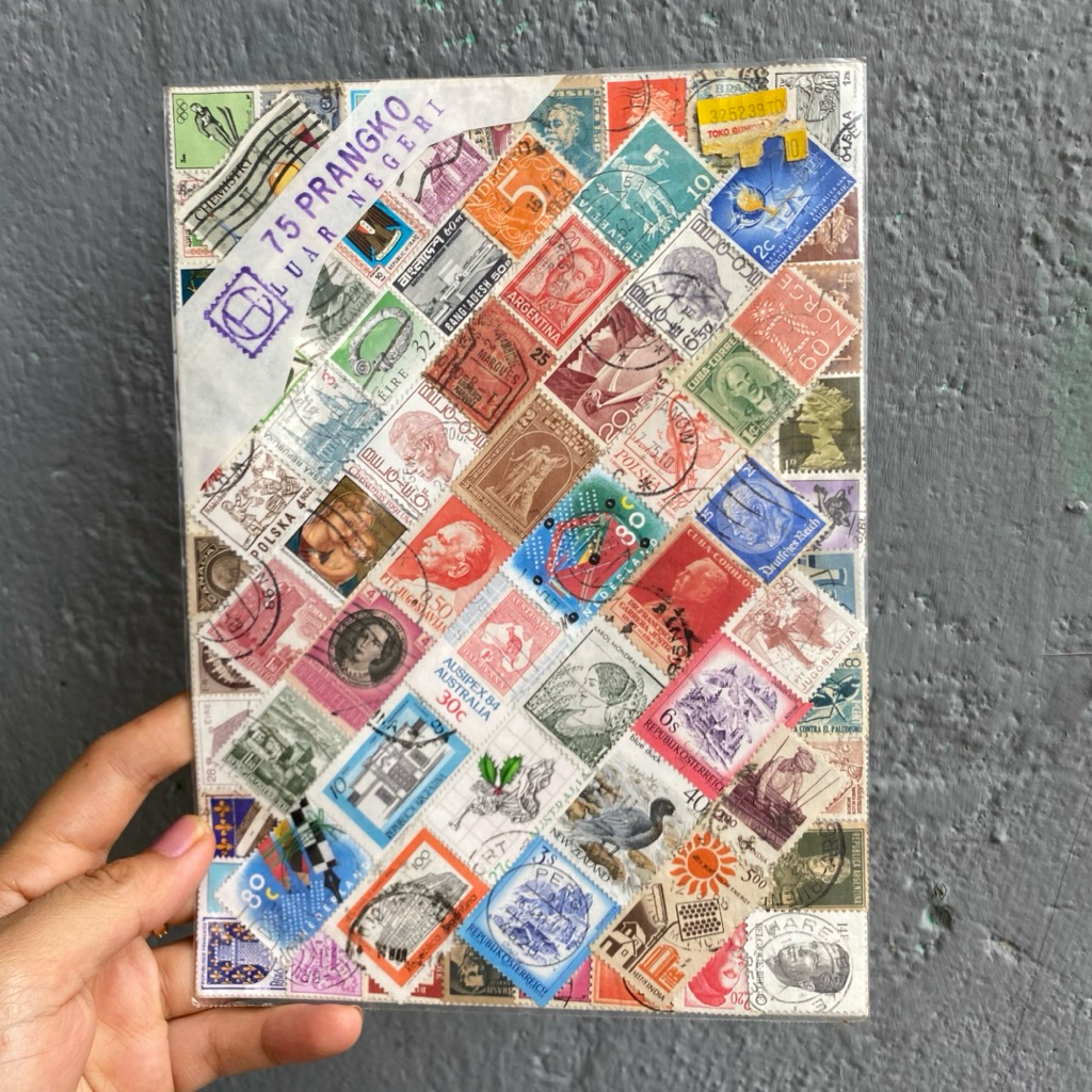 

75 Prangko Luar Negeri Asli – Koleksi Unik Dunia untuk Kolektor & Dekorasi