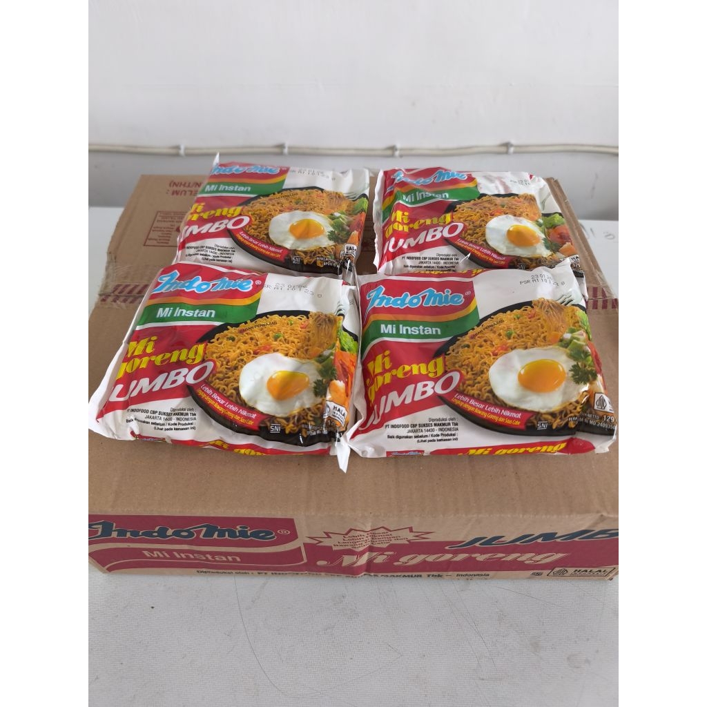

Indomie Goreng Jumbo 24 pcs x 129 gr 1 karton