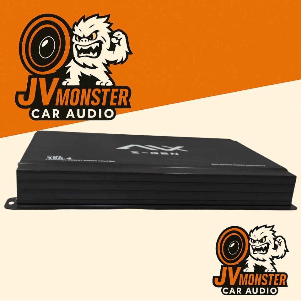 Kiyoshop12 Avx Z-Gen 460.4 Power Avx Audio Mobil Ori 4 Channel Max Power 40000Watts Amplifier Power