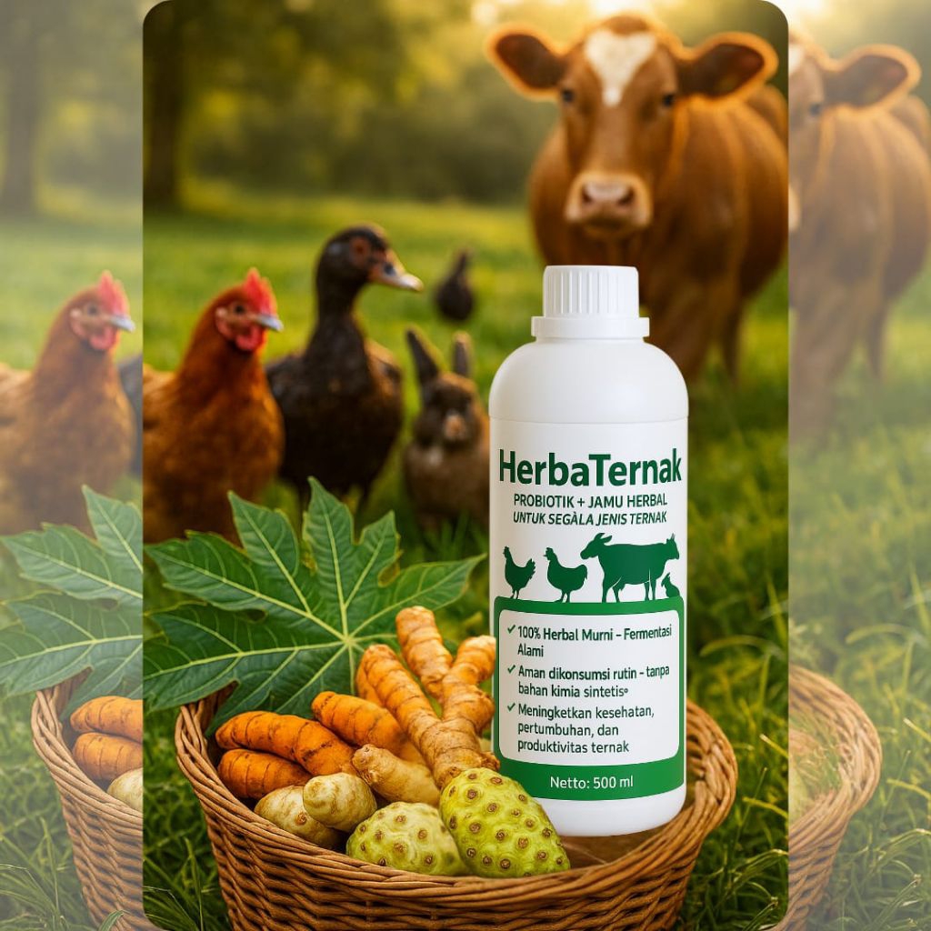 Probiotik herba ternak | jamu ternak