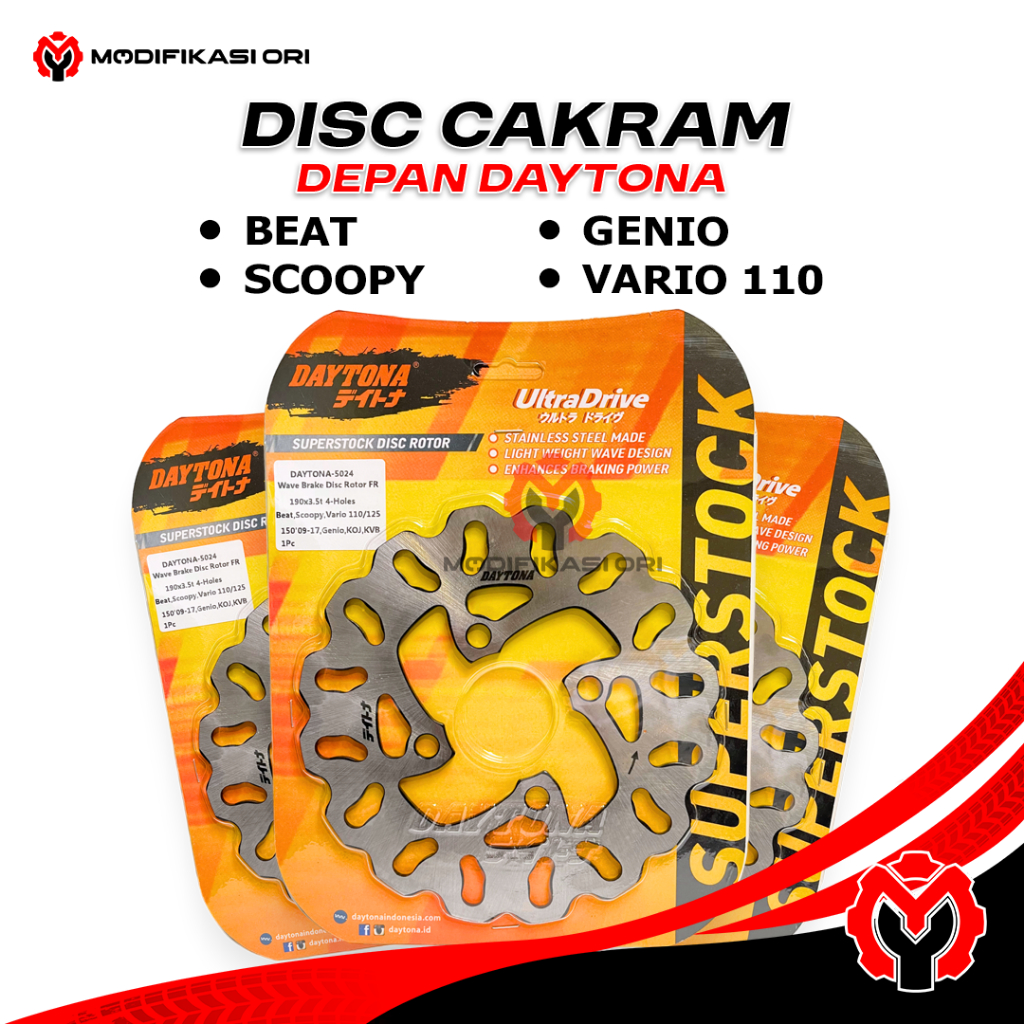 Cakram Depan Beat, Beat Fi, Beat ESP, Scoopy, Genio Daytona Piringan Cakram Beat Beat Deluxe Beat St