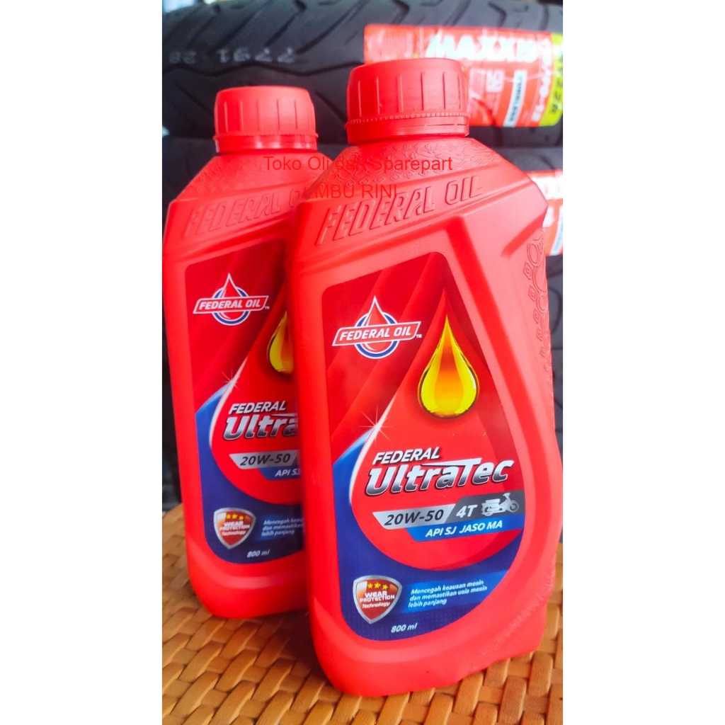 Oli Ultratec 800ml Oli Federal Ultratec 0,8ml Oli Mesin Federal Ultratec 800ml