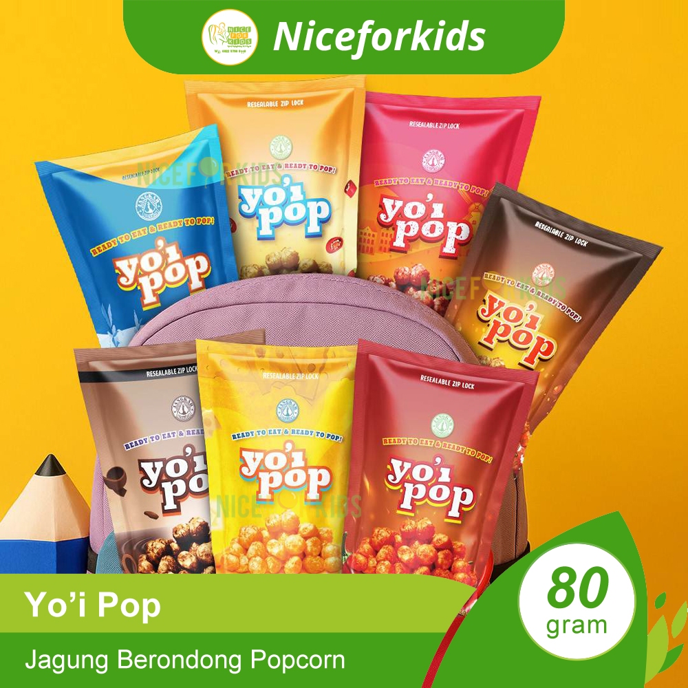 

Yoi Pop 80gr / Popcorn Kemasan Praktis
