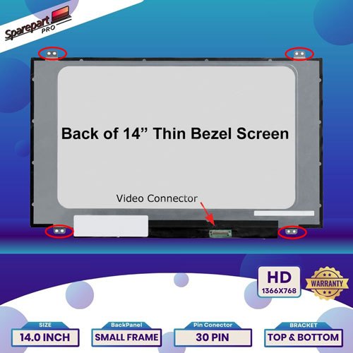 High Quality LED LCD Laptop HP 245 G7 245-G7 14inch 30pin SF AB - GARANSI