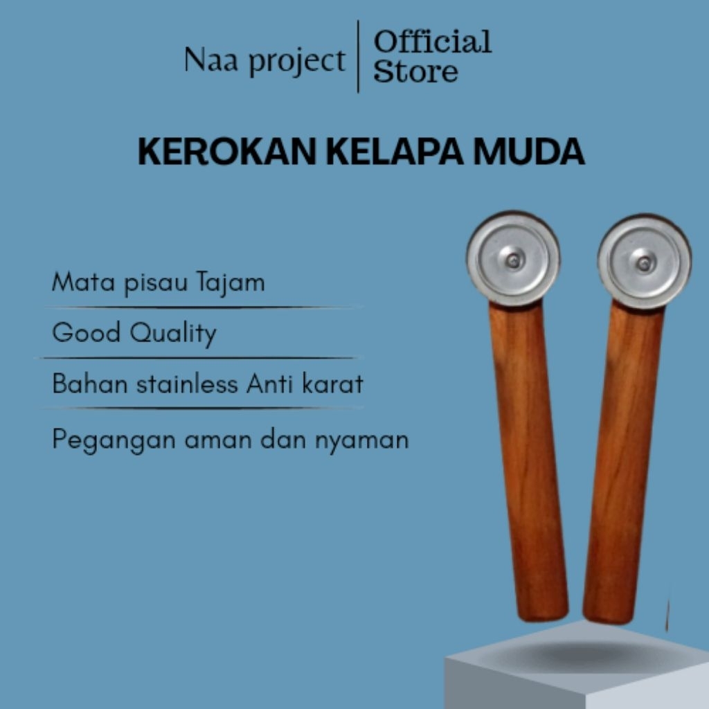 Paket hemat isi 2 Kerokan kelapa muda parutan kelepa muda stenlis kerokan buah