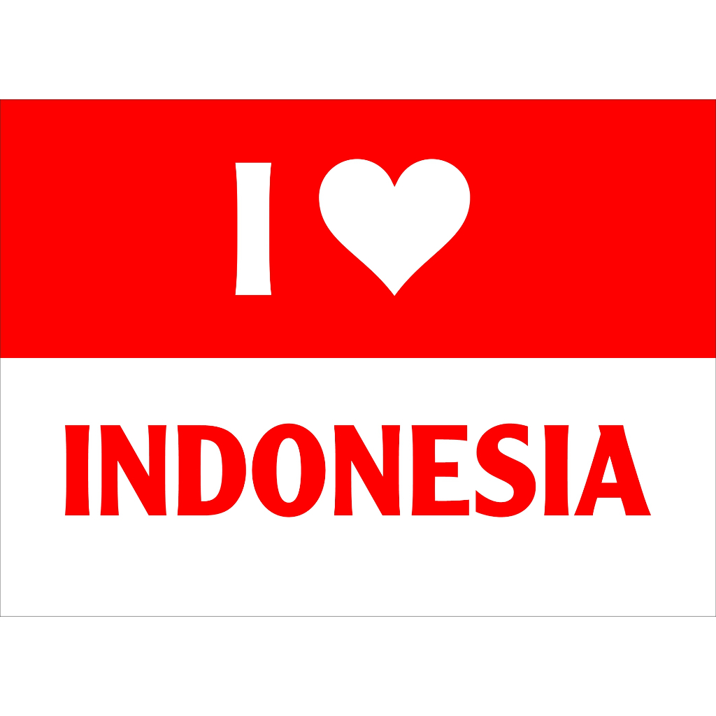 

PAKET 50PCS STIKER PIPI BENDERA INDONESIA WATERPROOF