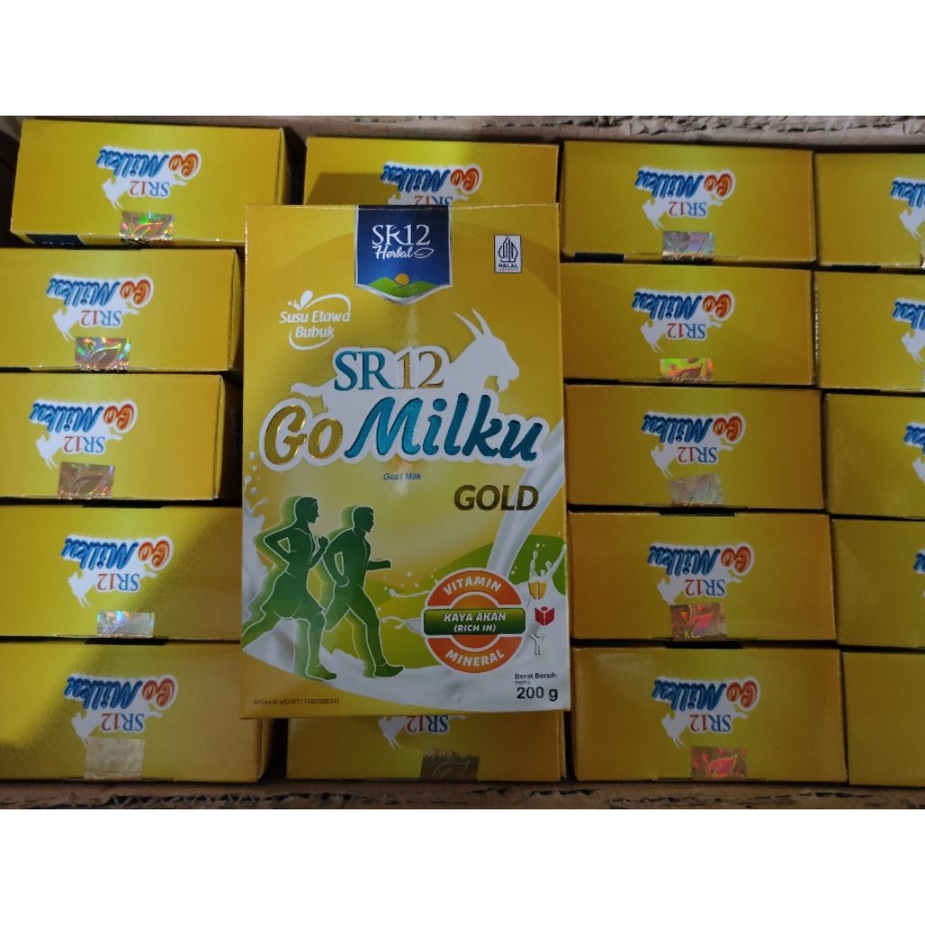 

200gr - SR12 Gomilku Gold - susu kambing etawa SR 12 Gold