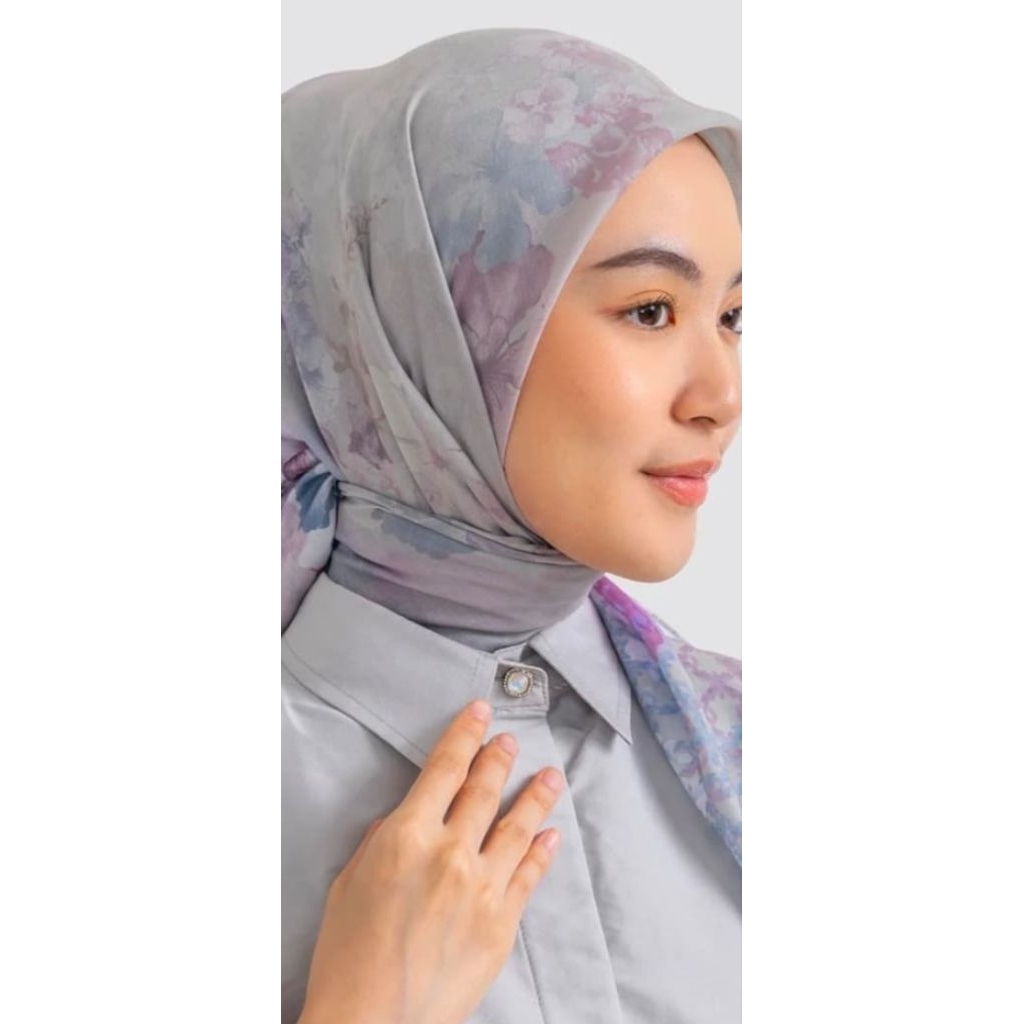 Promo Sale Hijab Ria Miranda Rinesa Light Grey