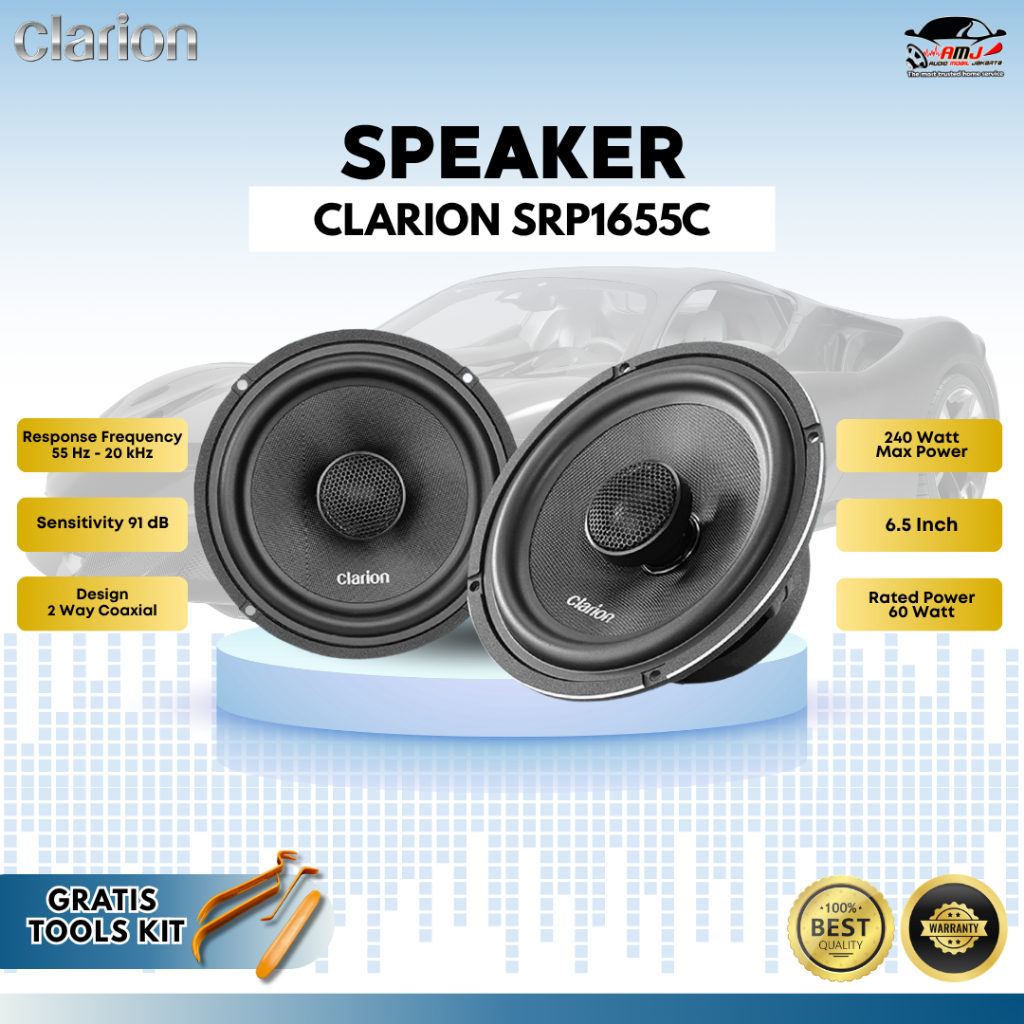 SPEAKER MOBIL / AUDIO MOBIL / SPEAKER COAXIAL / SPEAKER SPECIAL ALL TYPE MOBIL / CLARION SRP1655C