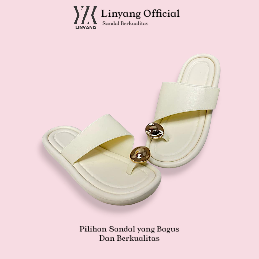 Sandal Kondangan Sendal Jepit Wanita Casual Bahan Karet Nyaman Terbaru
